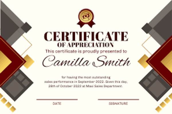 certificates